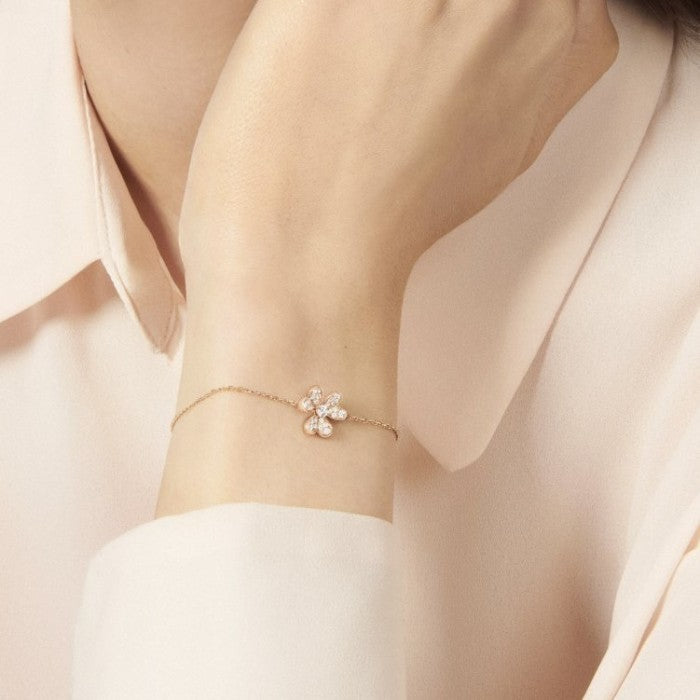 Frivole diamond bracelet pave-Yellow Gold 18k-Diamond Jewelry-81GBD39800AB-HT