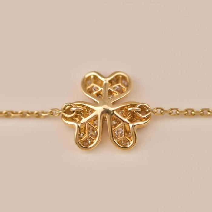 Frivole diamond bracelet pave-Yellow Gold 18k-Diamond Jewelry-81GBD39800AB-HT