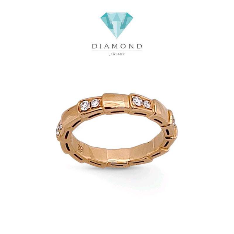 Ulo Serpenti Diamond Ring 18K / Cincin Berlian Ulo Serpenti 18K / Diamond Jewelry 107CBD79200AB