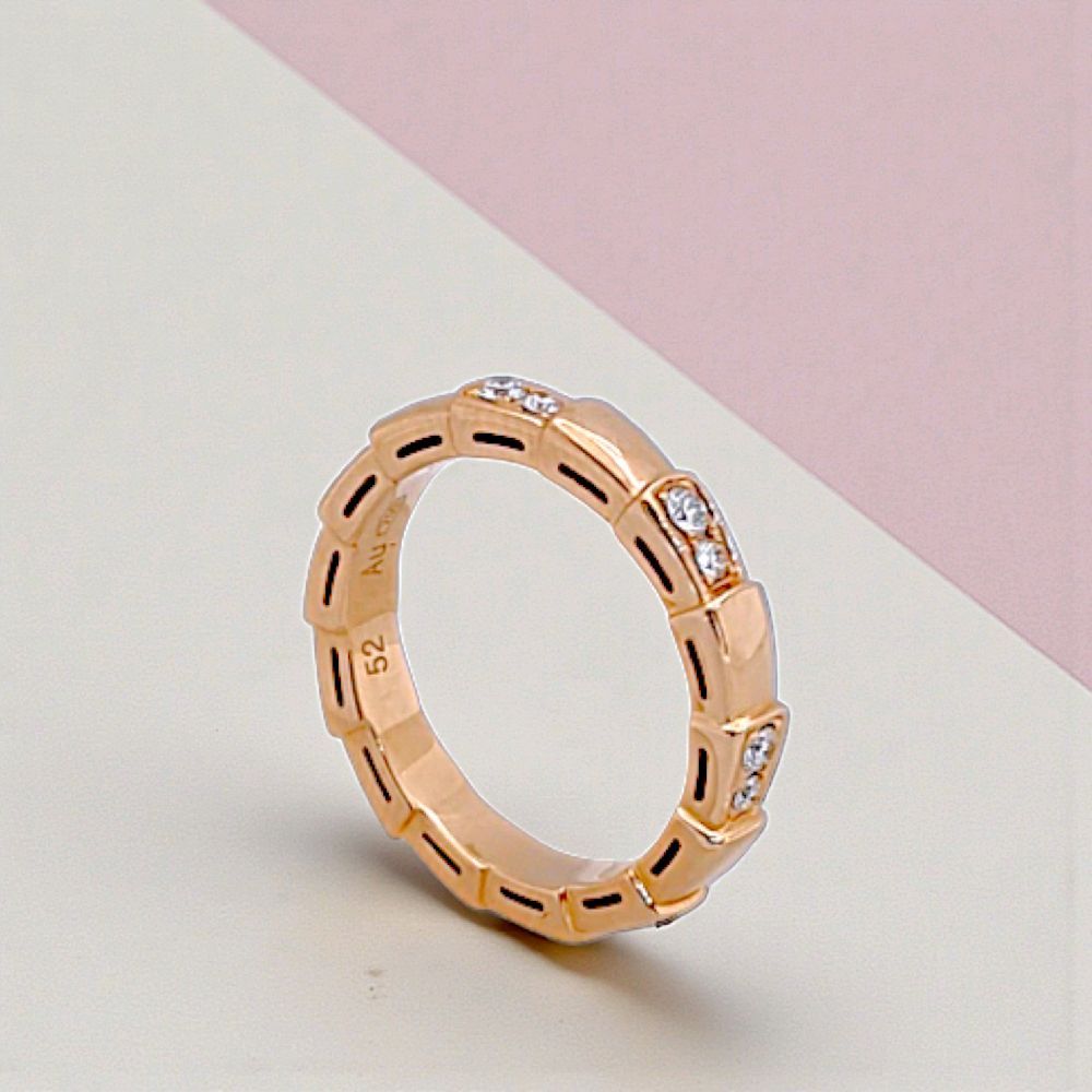 Ulo Serpenti Diamond Ring 18K / Cincin Berlian Ulo Serpenti 18K / Diamond Jewelry 107CBD79200AB