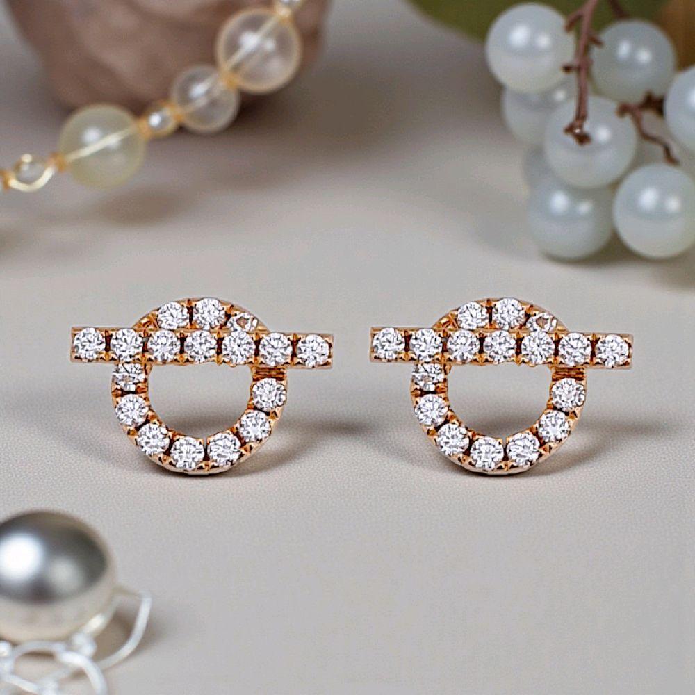 Finesse Diamond Earring 18K / Anting Berlian Finesse 18K / Diamond Jewelry 98ABD112000AB