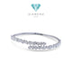 Fancy Tennis Diamond Bangle 18K / Gelang Berlian Fancy Tennis 18K / Diamond Jewelry 2GB5900PGK