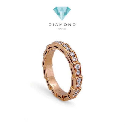 Ulo Serpenti Full Diamond Ring 18K / Cincin Full Berlian Ulo Serpenti 18K / Diamond Jewelry 106CBD100100AB