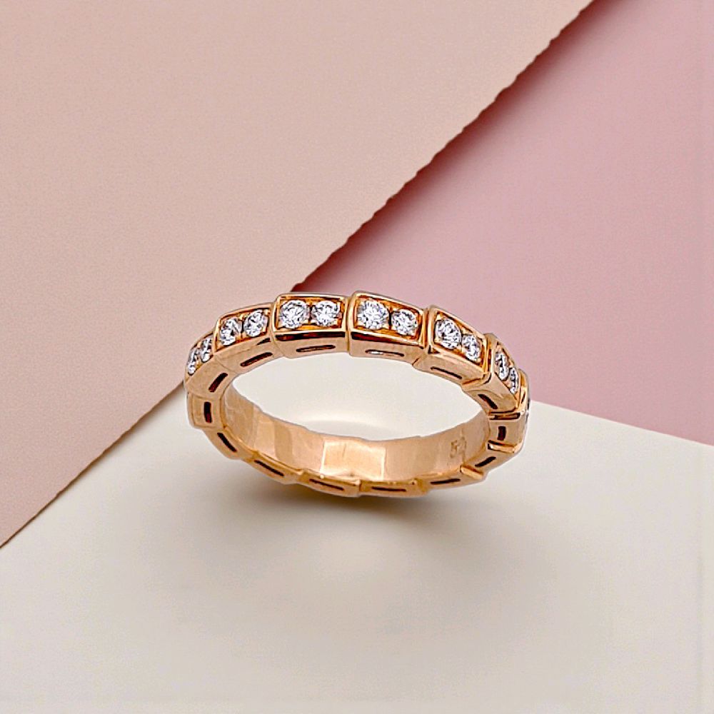 Ulo Serpenti Full Diamond Ring 18K / Cincin Full Berlian Ulo Serpenti 18K / Diamond Jewelry 106CBD100100AB