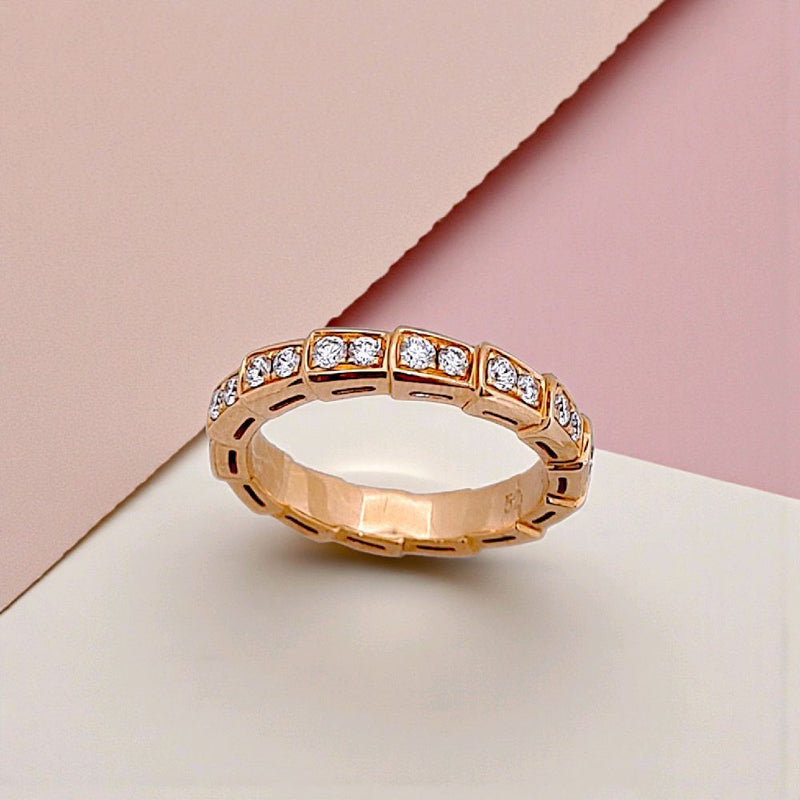 Ulo Serpenti Full Diamond Ring 18K / Cincin Full Berlian Ulo Serpenti 18K / Diamond Jewelry 106CBD100100AB