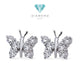 Butterfly Diamond Earring 18K / Anting Berlian Kupu-kupu 18K / Diamond Jewelry 409AB700PFLS