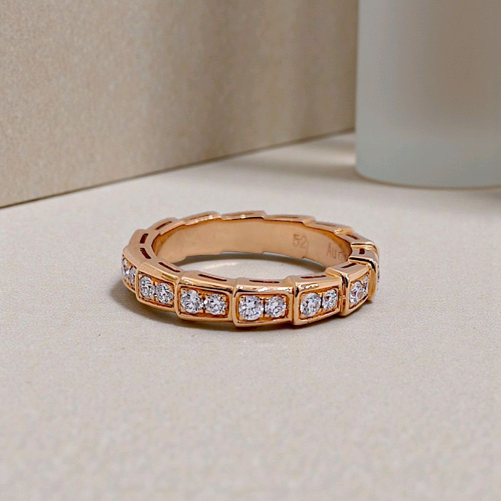 Ulo Serpenti Full Diamond Ring 18K / Cincin Full Berlian Ulo Serpenti 18K / Diamond Jewelry 106CBD100100AB