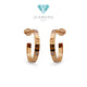 Love Diamond Medium Earring 18K / Anting Berlian Medium Love 18K / Diamond Jewelry 400ABD13000RY