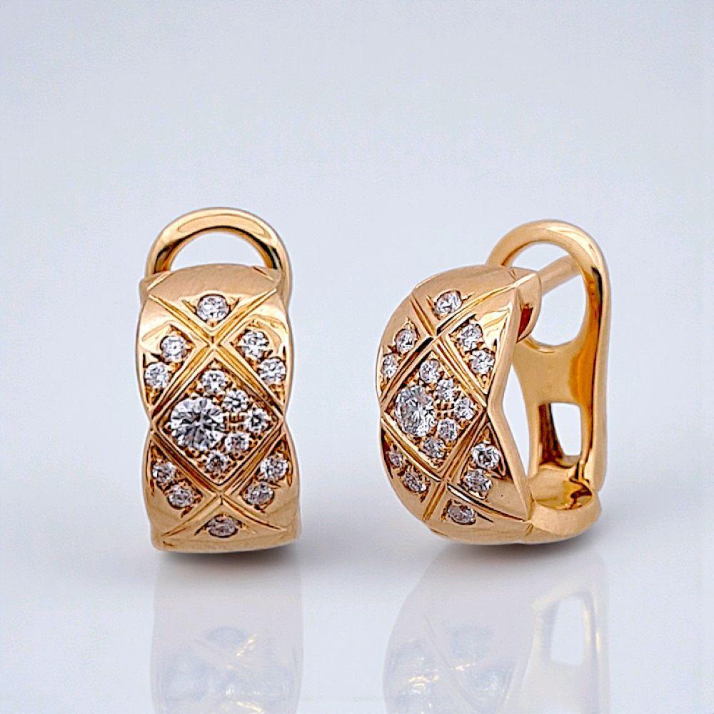 Cococrush Diamond Earring 18K / Anting Berlian Cococrush 18K / Diamond Jewelry 99ABD75000AB