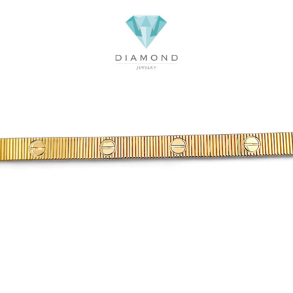 Love Unlimited Bracelet 18K / Gelang Love Unlimited 18K / Diamond Jewelry 497GBD21000CHLS- love chain bracelet crt