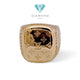Signet Monogram Ring 18K / Cincin Signet Monogram 18K / Diamond Jewelry 1CBD1748LSNEW