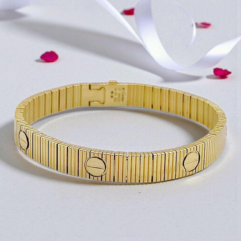 Love Unlimited Bracelet 18K / Gelang Love Unlimited 18K / Diamond Jewelry 497GBD21000CHLS- love chain bracelet crt