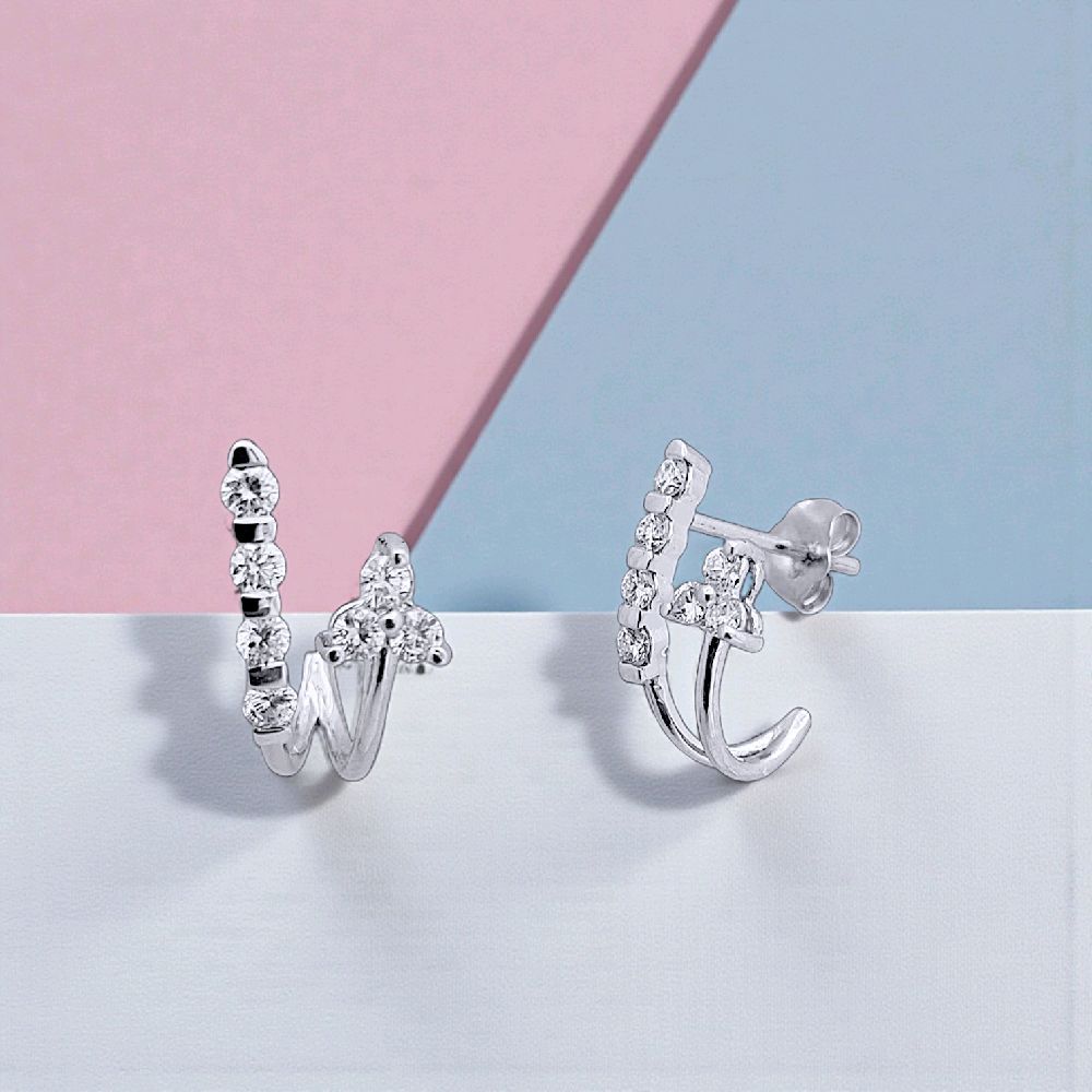 Listring Diamond Earring 18K / Anting Berlian Listring 18K / Diamond Jewelry 405AB890PFLS