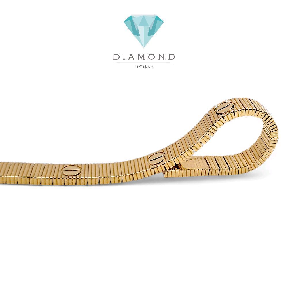Love Unlimited Bracelet 18K / Gelang Love Unlimited 18K / Diamond Jewelry 497GBD21000CHLS- love chain bracelet crt