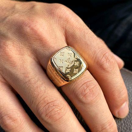 Signet Monogram Ring 18K / Cincin Signet Monogram 18K / Diamond Jewelry 1CBD1748LSNEW