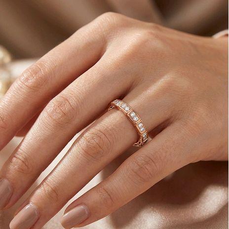 Ulo Serpenti Full Diamond Ring 18K / Cincin Full Berlian Ulo Serpenti 18K / Diamond Jewelry 106CBD100100AB